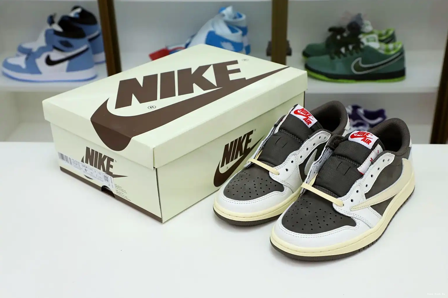 X TRAVIS 1 AIR LOW MOCHA SCOTT Kimikick JORDAN OG REVERSE 0822